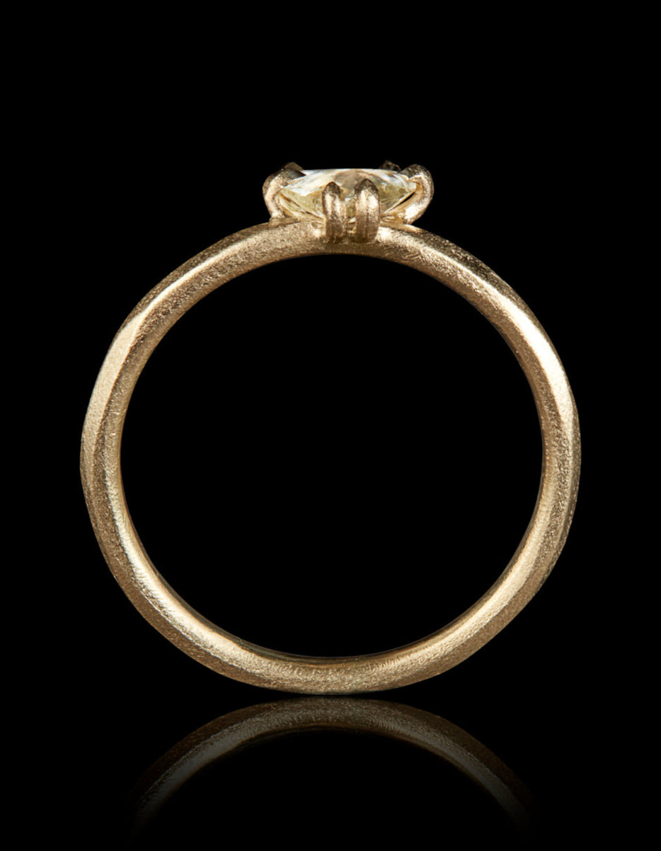 South African Unpolished Raw Diamond Ring – 0.39 ct.