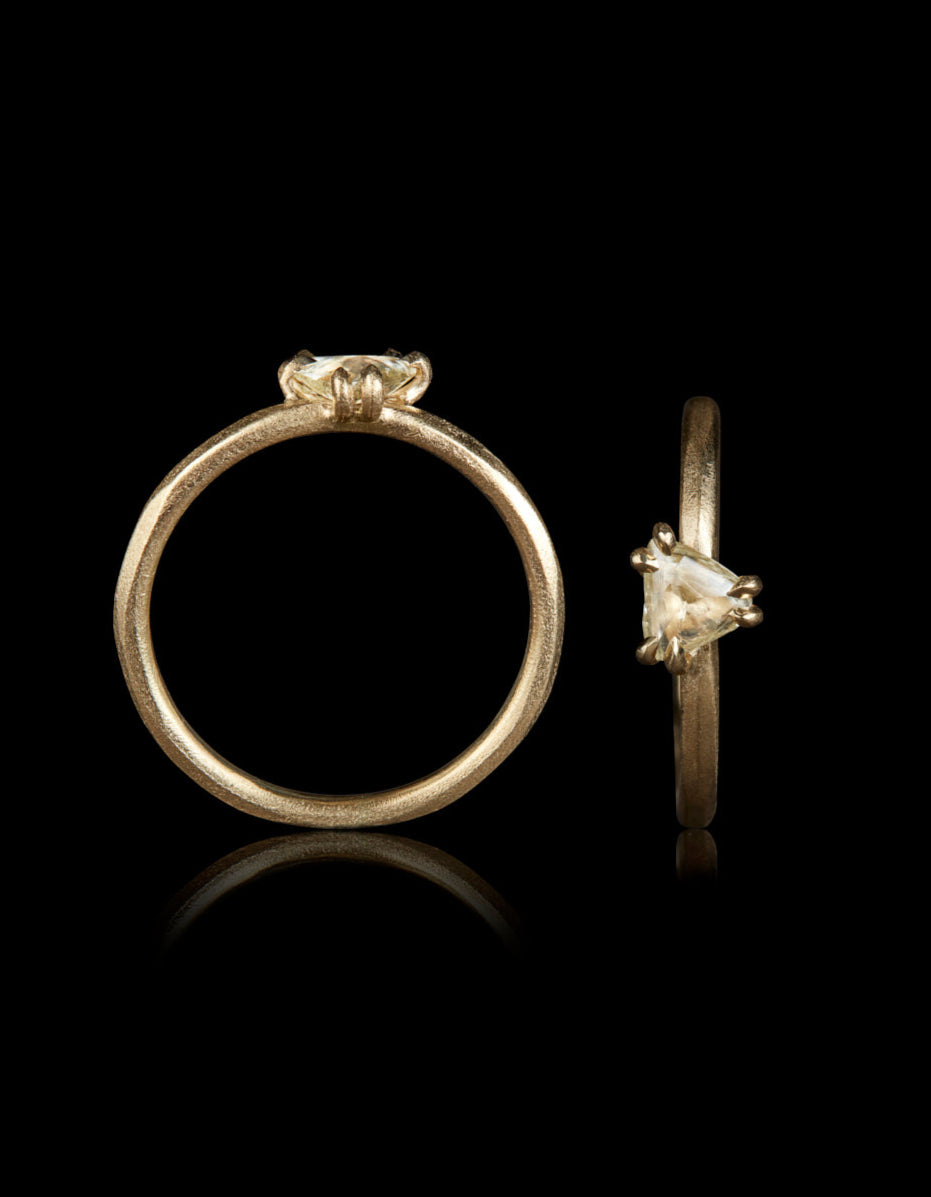 South African Unpolished Raw Diamond Ring – 0.39 ct.