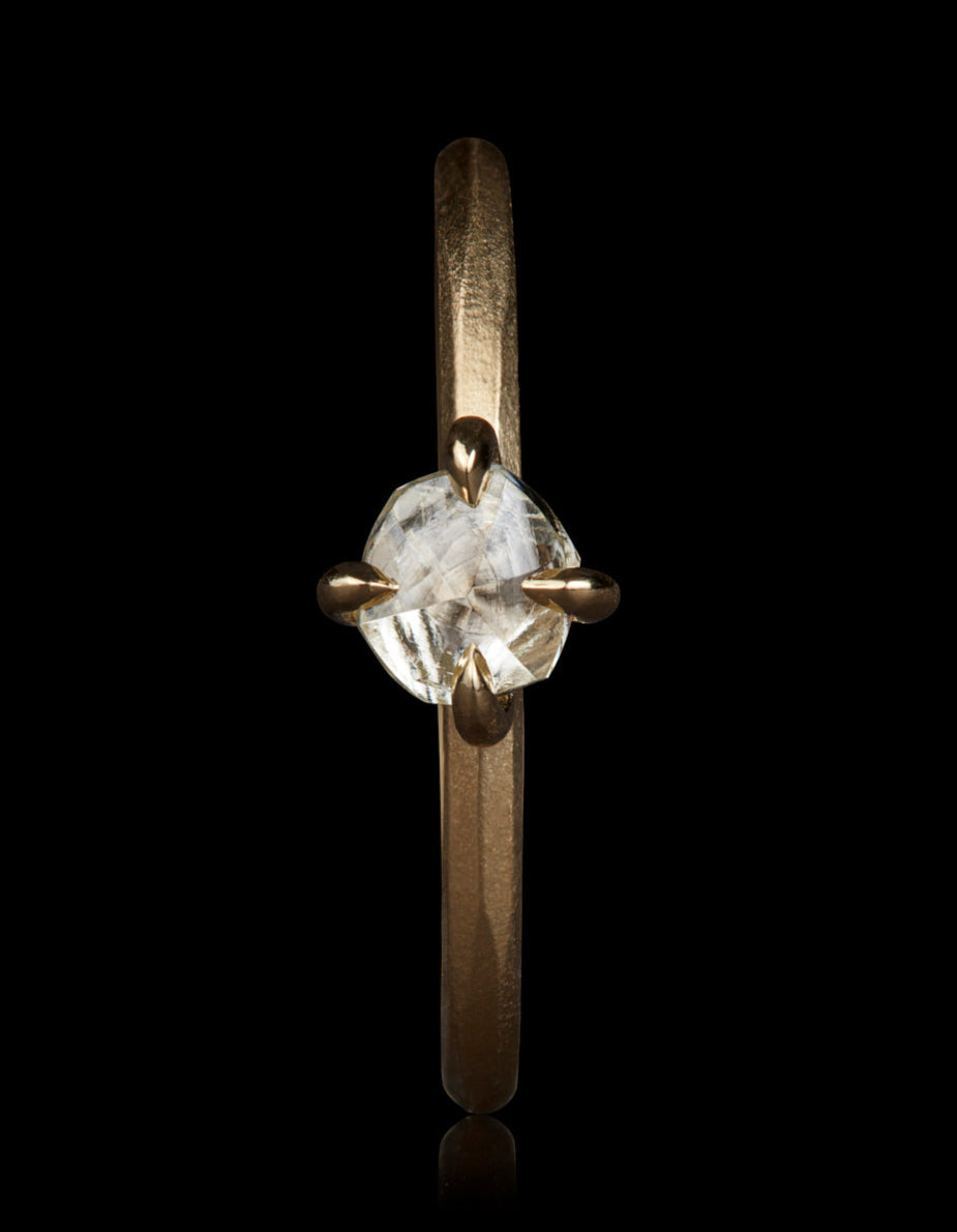 Sun Greeting From Angola Rough Diamond Ring – 0.64 ct.