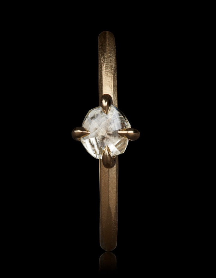 Sun Greeting From Angola Rough Diamond Ring – 0.64 ct.