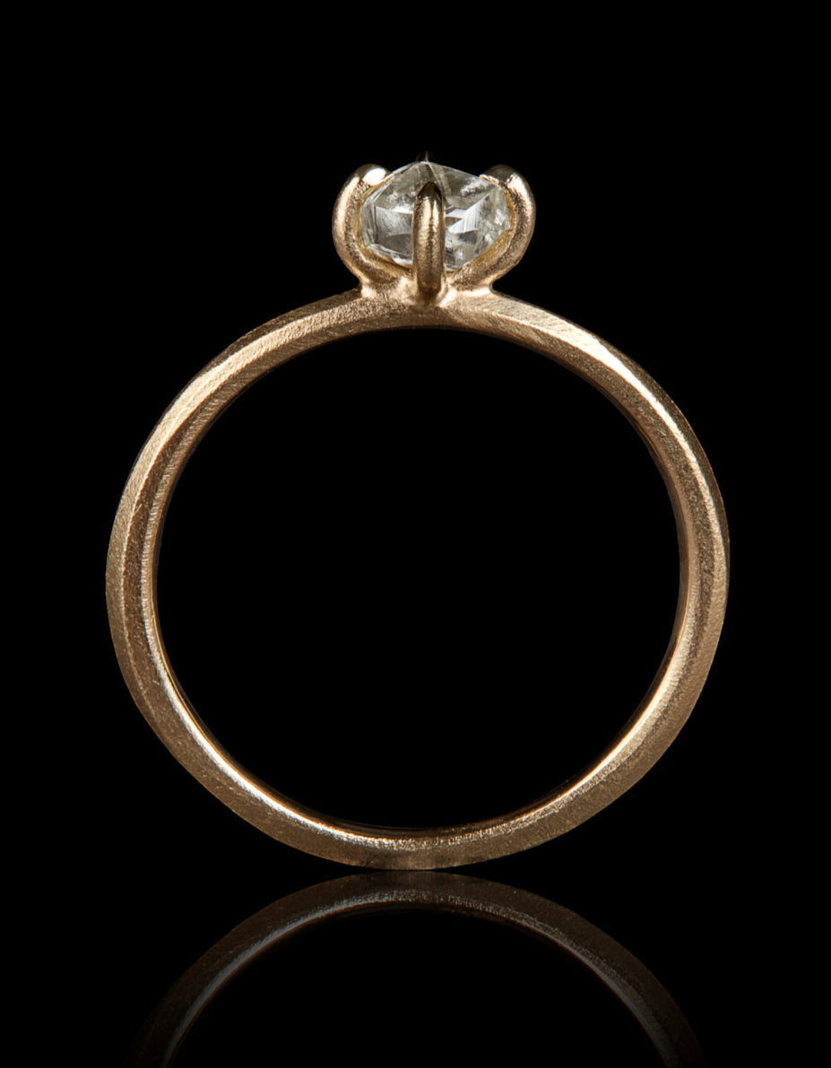 Sun Greeting From Angola Rough Diamond Ring – 0.64 ct.