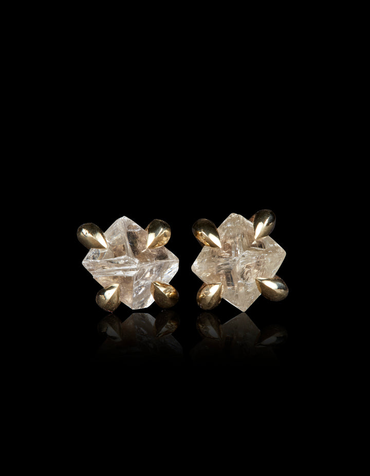 Diamonds with Personality in Gold Earrings – 0.65 ct.