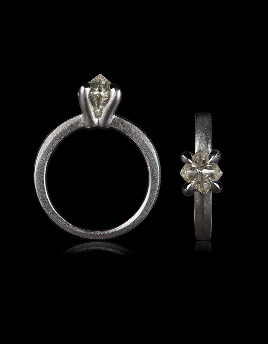 Uncut Canadian Diamond in Platinum – 1.49 ct.