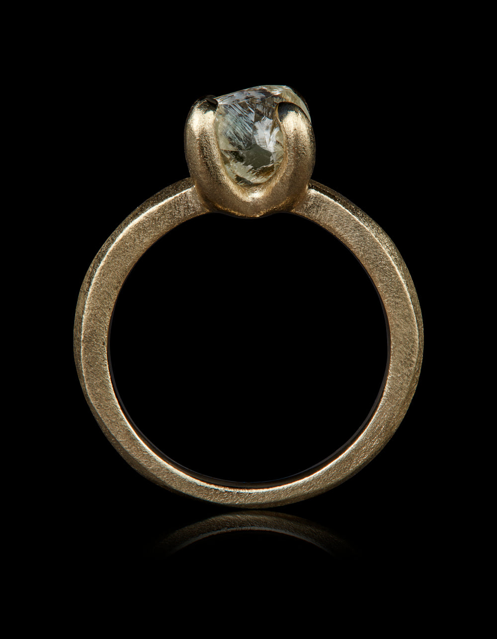 Tanzanian Rough Diamond Gold Ring – 2.62 ct.