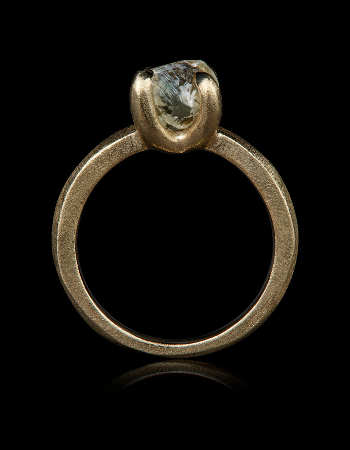 Tanzanian Rough Diamond Gold Ring – 2.62 ct.