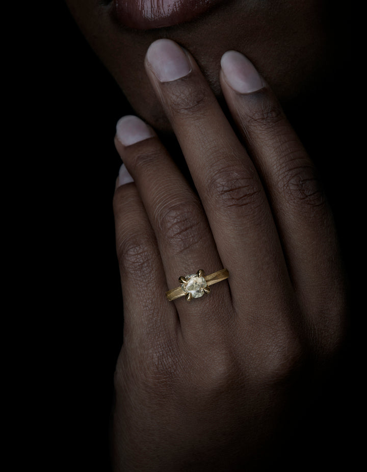 Tanzanian Rough Diamond Gold Ring – 2.62 ct.