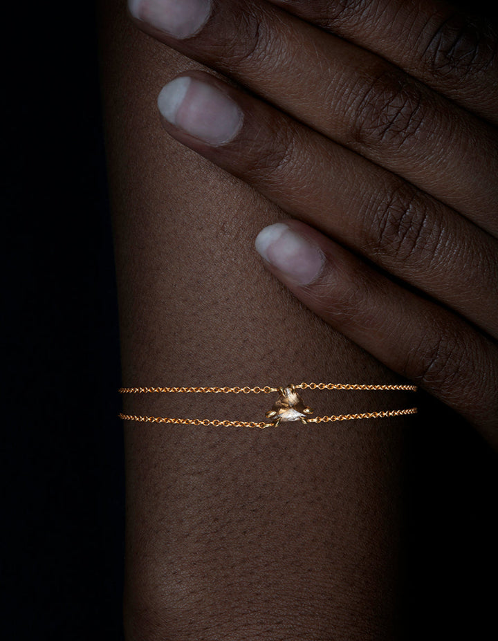 Feminine Gold Chain Bracelet – 1.00 ct.