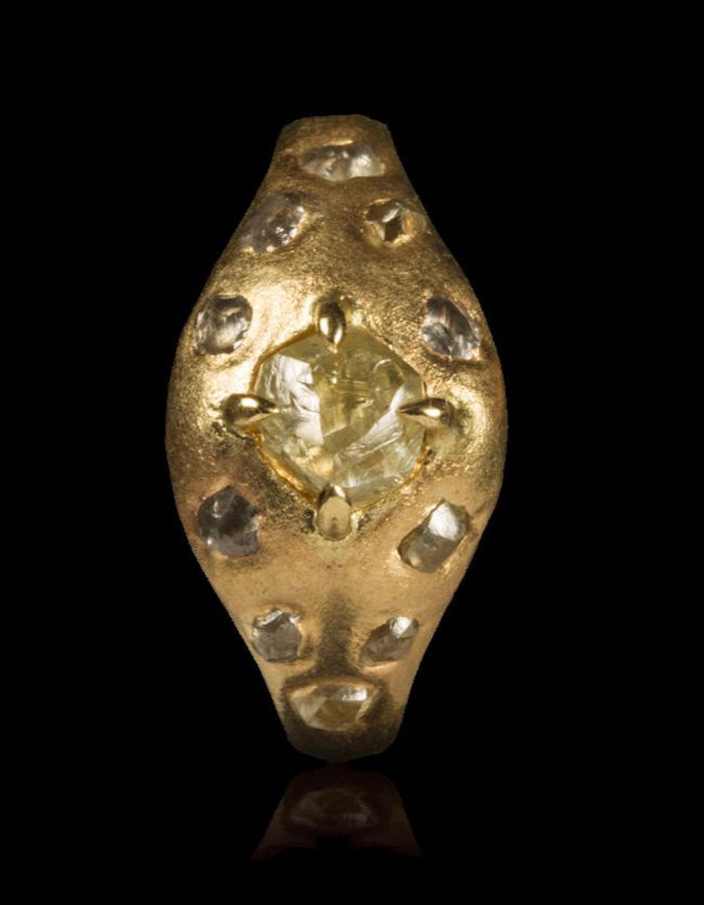 Chunky Passion Gold RIng - 2.38 ct.