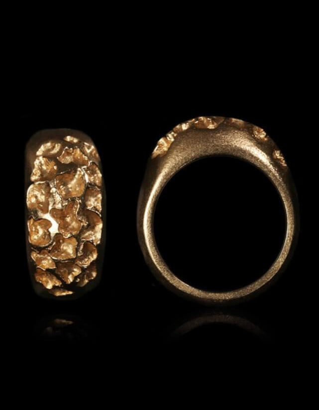 Signature Moon Gold Ring